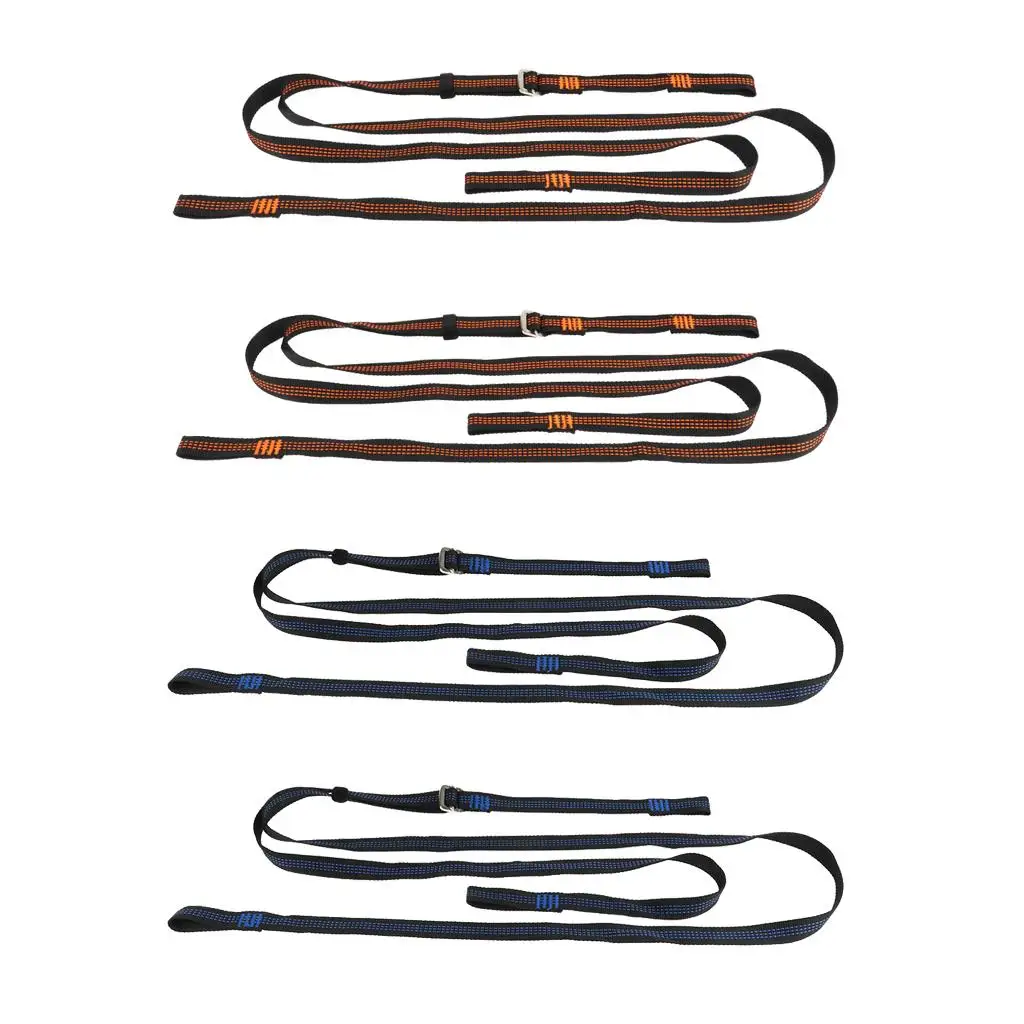 Hammock Hanging Tree Strap Nylon Webbing Outdoor Swing Strap Camping Gear for Hiking Travel Fishing