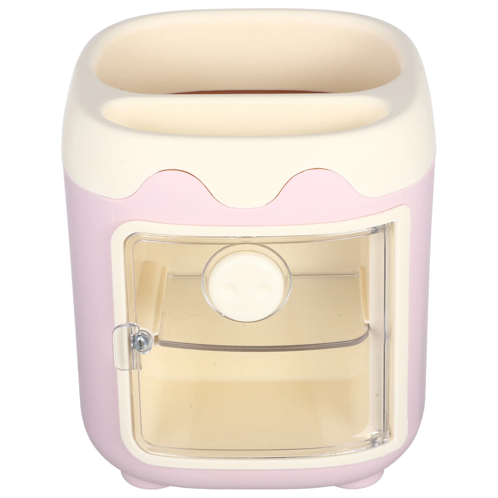 حامل قلم متعدد الشبكة منظم مكتب مع أدراج للمكتب والمنزل صندوق تخزين الأدوات المكتبية منظم سطح المكتب