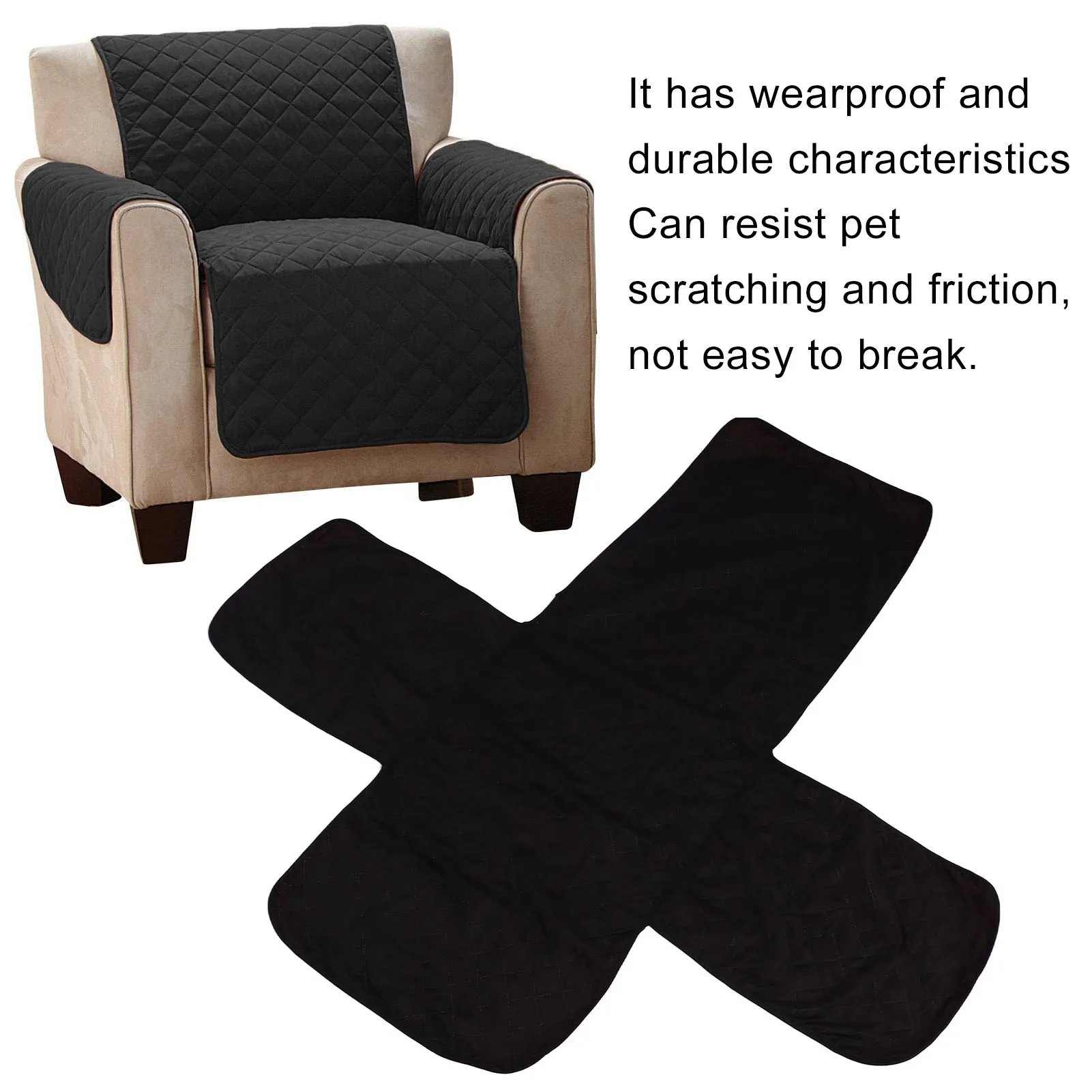 Waterproof Recliner Sofa Cover Cloth Washable Scratch Proof Reclining Couch Cover for Dogs Cats Pets Recliner Sofa Slipcovers