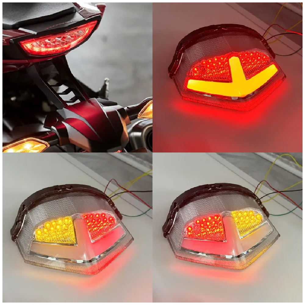 

For Honda CBR1000 RR CBR1000RR Fireblade SP 2017-2025 Motorcycle LED Taillight Rear Turn Signal & Brake Integrated Tail Lights