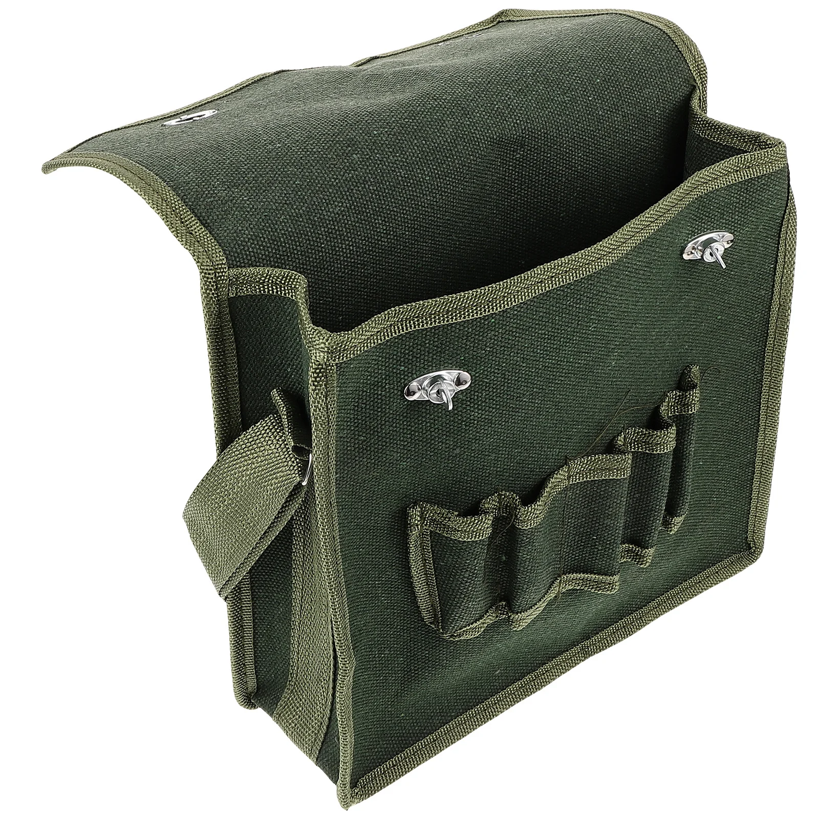 

Lightweight Portable Single Shoulder Tool Organizer Bag Canvas Tool Storage Waist Bag for Carpenter Outdoor Use Travel