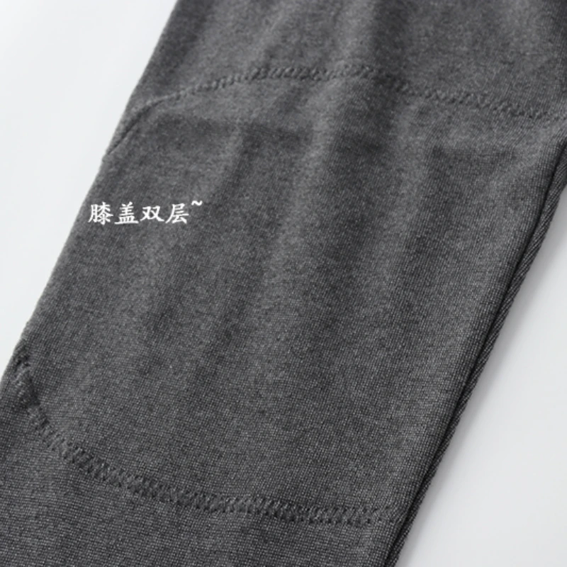 Pajama pants for men Close-fitting cotton Spring autumn underpants trousers leggings Thermal bottoms pants pee hole sleepwear