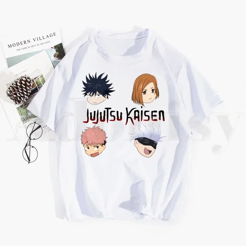 Japanese Anime Jujutsu Kaisen Yuji Itadori  T Shirts Tops Tees Men Women Short Sleeve Casual T Shirt Streetwear Funny