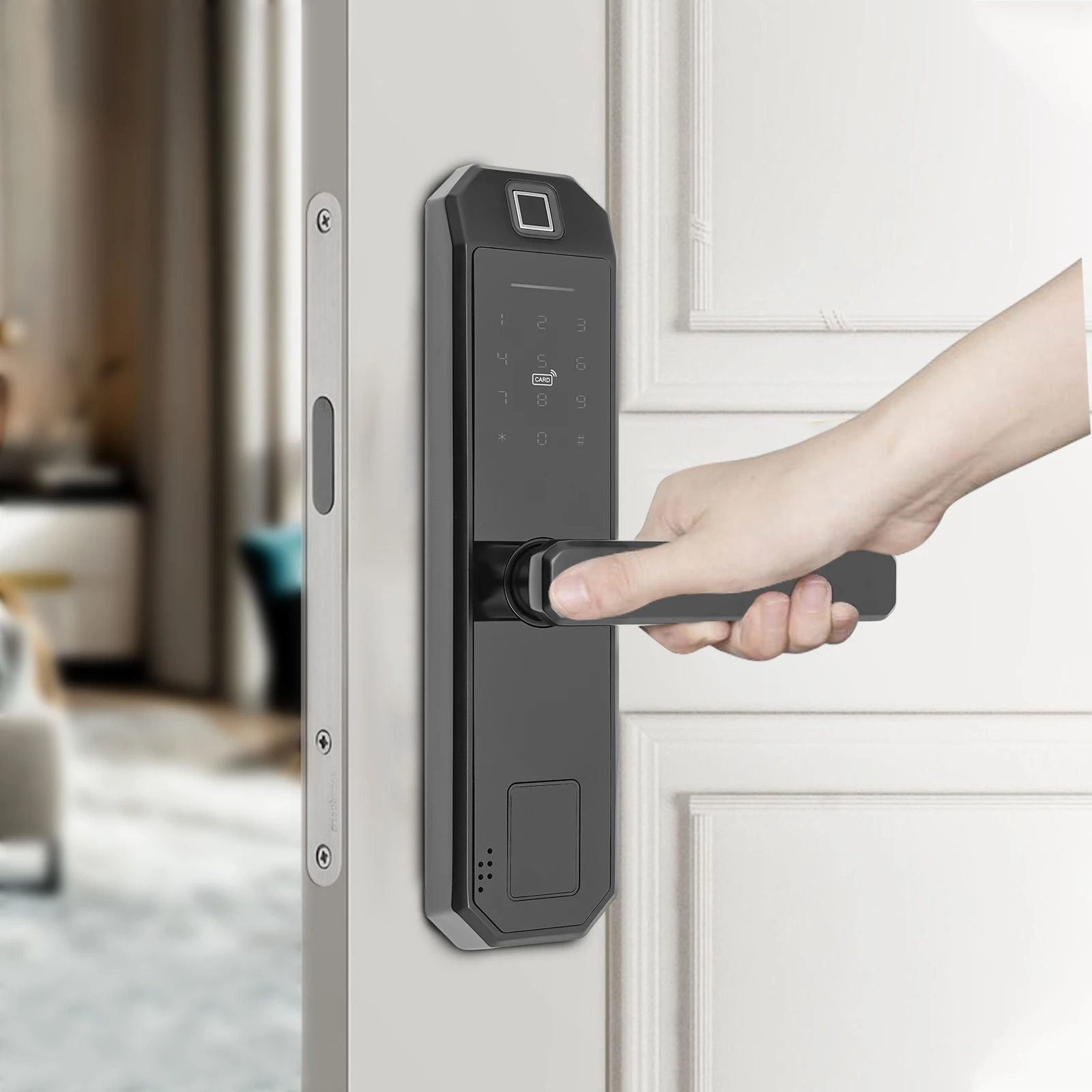 Fingerprint Door Lock Keyless Entry Door Lock Smart Home Security Protection