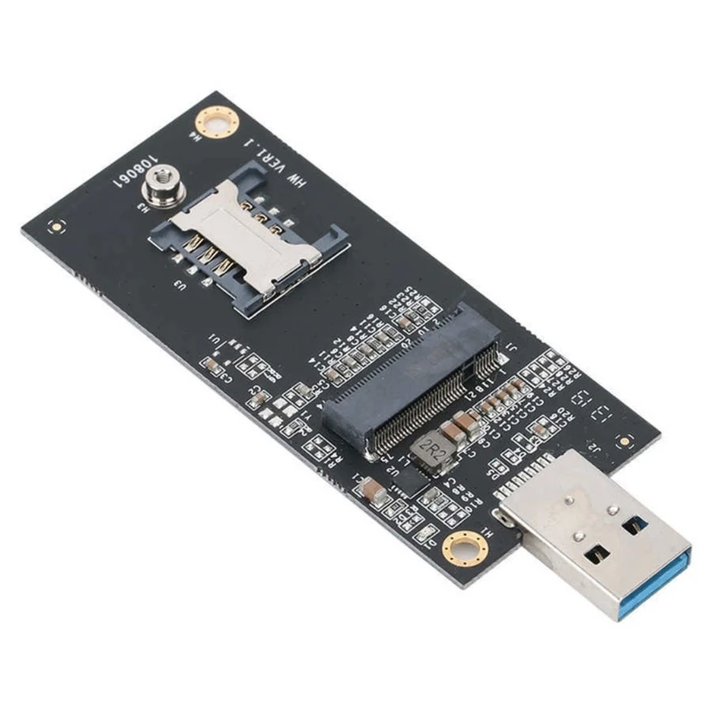 NGFF to USB3.0 Adapters Converters with 6Pin/8Pin Card Slot For WWAN LTE Module Stable