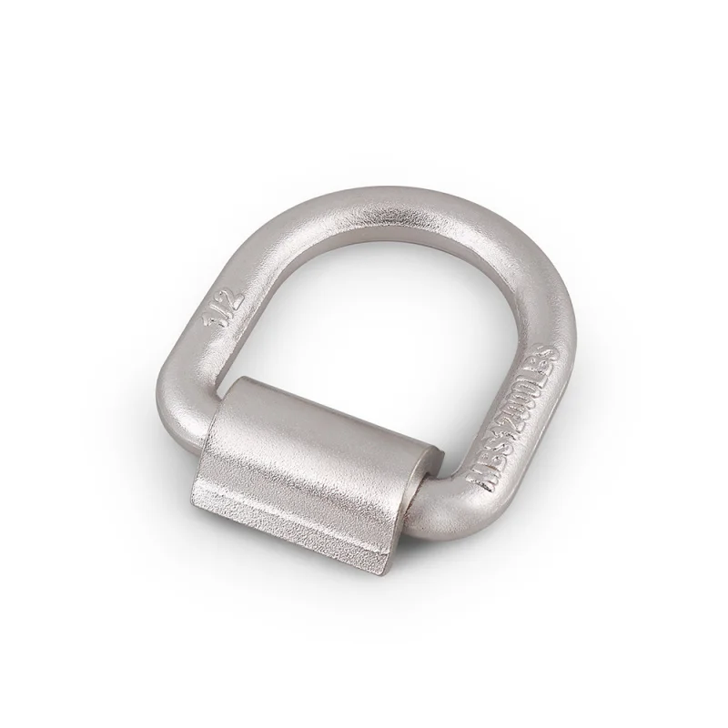 

1/2" Heavy Duty Weld-On Forged Iron D Ring 12000 Lbs Forged Mounting D-ring For Flatbed Truck,Trailer,Dock,Warehouse,Pickup