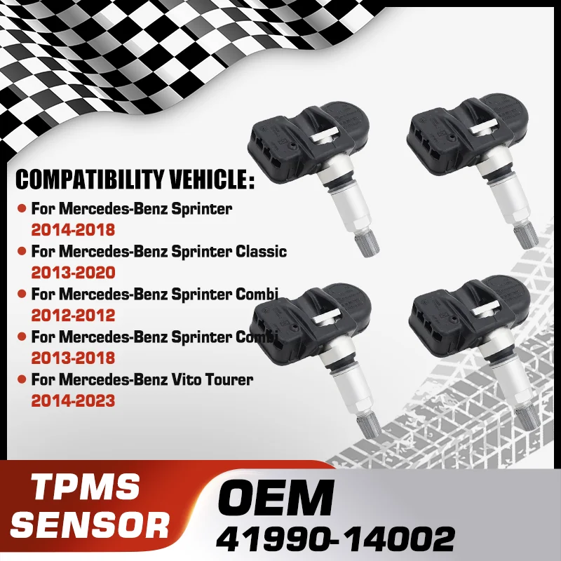 

For Mercedes-Benz Sprinter Mercedes-Benz Sprinter Classic Mercedes-Benz Sprinter Combi Mercedes-Benz Vito Tourer Car TPMS Sensor