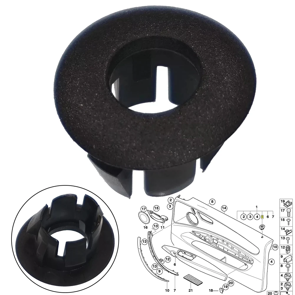 Automotive Button Trim Part Lock Door Lock Pin Trim Wear-Resistant ABS Material Easy To Install Practical Design