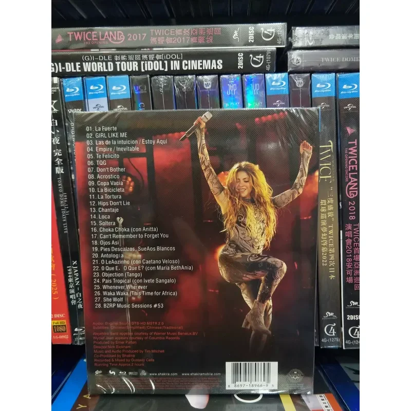Latin Diva Shakira 2026 Rio Concert Blu-ray Disc High Definition Music Video Collection