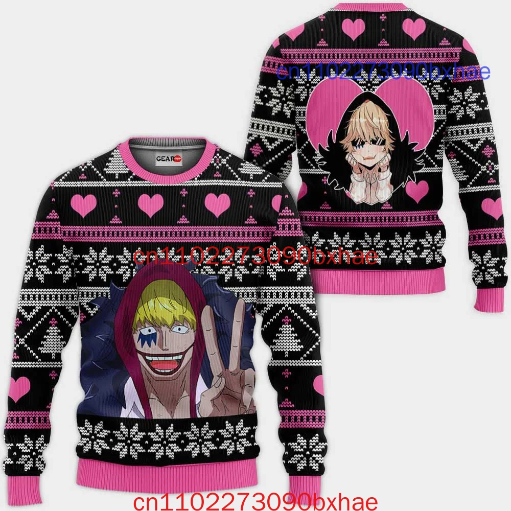 

Autumn/Winter New One Piece Men's Ugly Christmas Sweater 3D Printed Cosplay Costume Fashion Street Women's Sweater Jacket