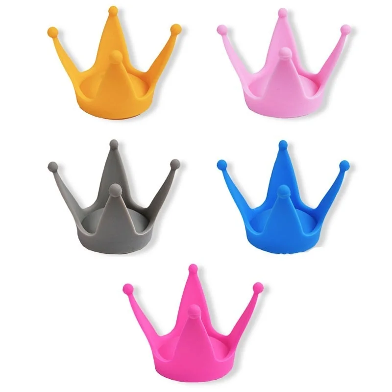 1Pc Creative Motorcycle Electric Car Helmet Decor Crown Cup Soft Plastic Decoration Corners Sucker Motorbike Helmet Accessories