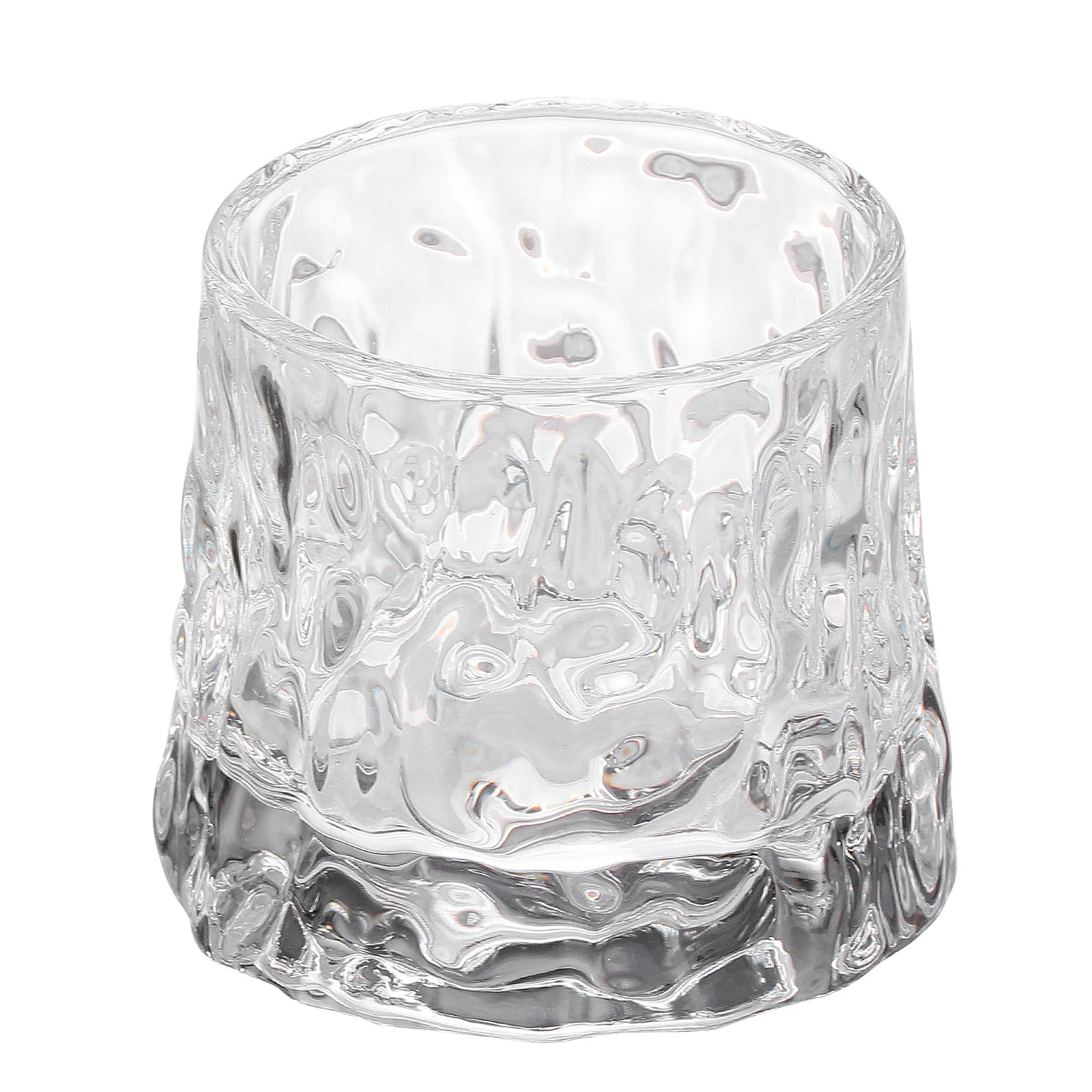 1Pcs Hammered Whiskey Glass Cup Premium Healthy Material Thickened Bottom Wine Cup for Red Wine Whiskey Home Decor