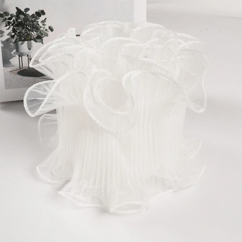 Bilateral Waves Flower Wrapping Paper Wave Yarn Florist Bouquet Packaging Lace Mesh Florist Bouquet Gift Packaging Supplies