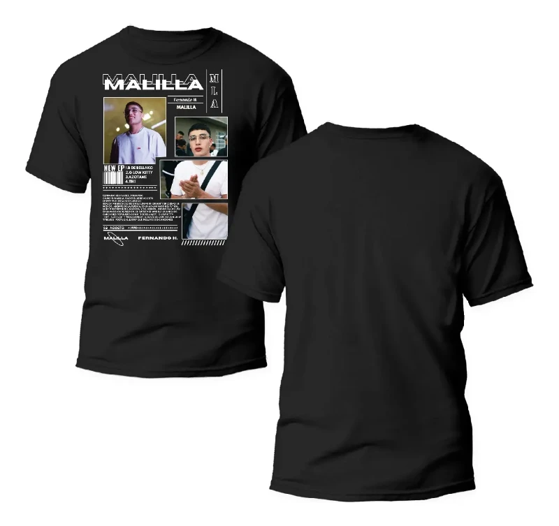 Men's 100% Cotton Oversized T-Shirt, Latin Music Artist Collage Graphic Tee 2026 new