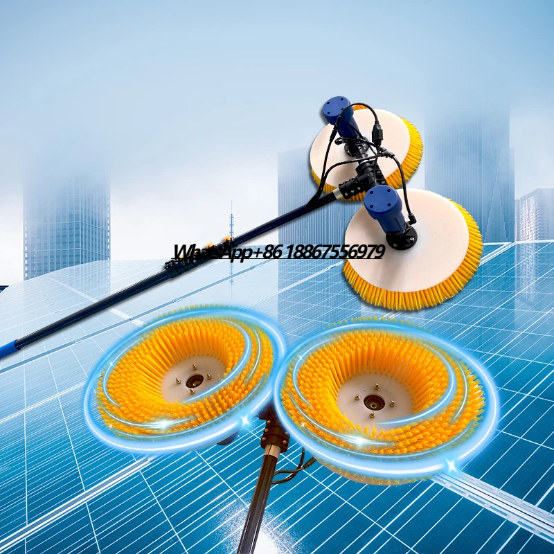 

Factory Direct Solar Panel Cleaning Brushes Electric Photovoltaic Panel Cleaning Tool Brush Solar Panel Cleaning Tool Equipment