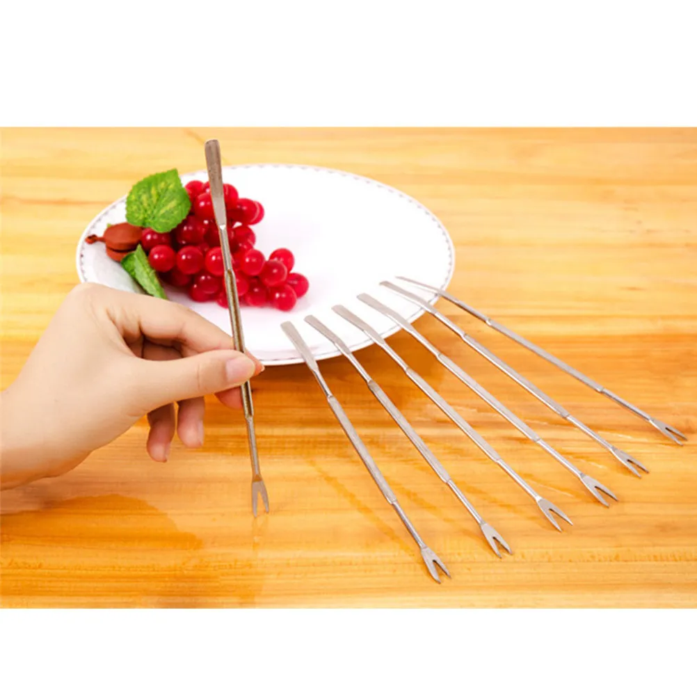 Stainless Steel Seafood Tools Shellfish Forks Nut Picks Rustproof Easy Clean Crab Lobster Claw Fork Seafood Crack Tool