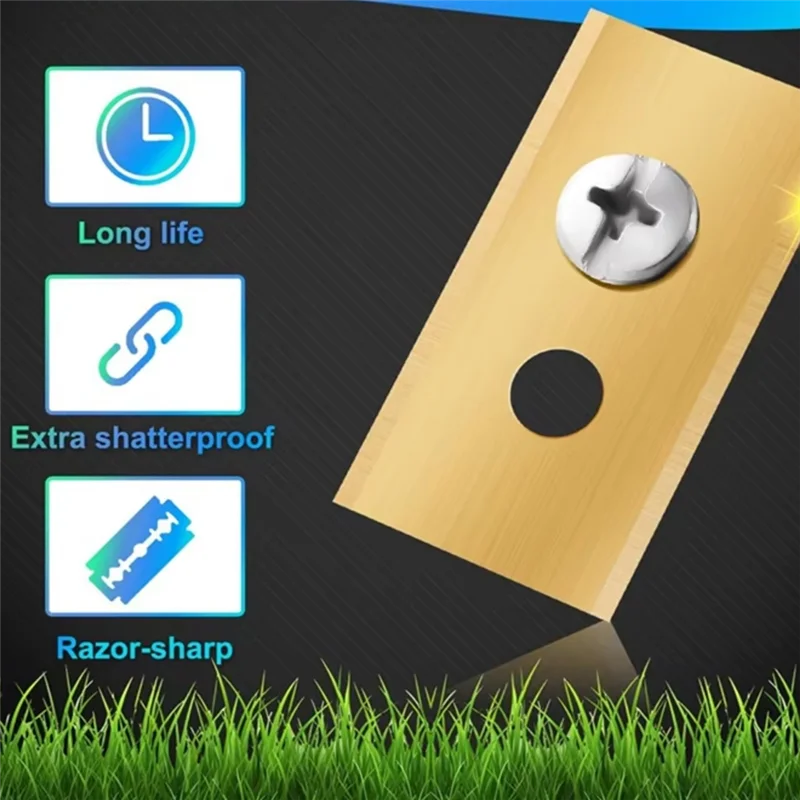 

A23P Robotic Lawnmower Blades Compatible For Mammotion Luba & Yuka All Series Titanium Replacement