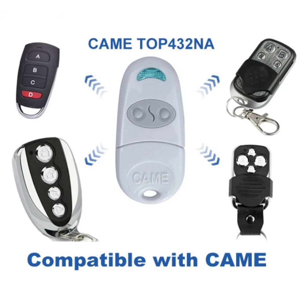 432NA 432 SA 432EE Remote Control Transmitter For CAME TOP Garage Door-Gate Security Access Control 433.92MHz