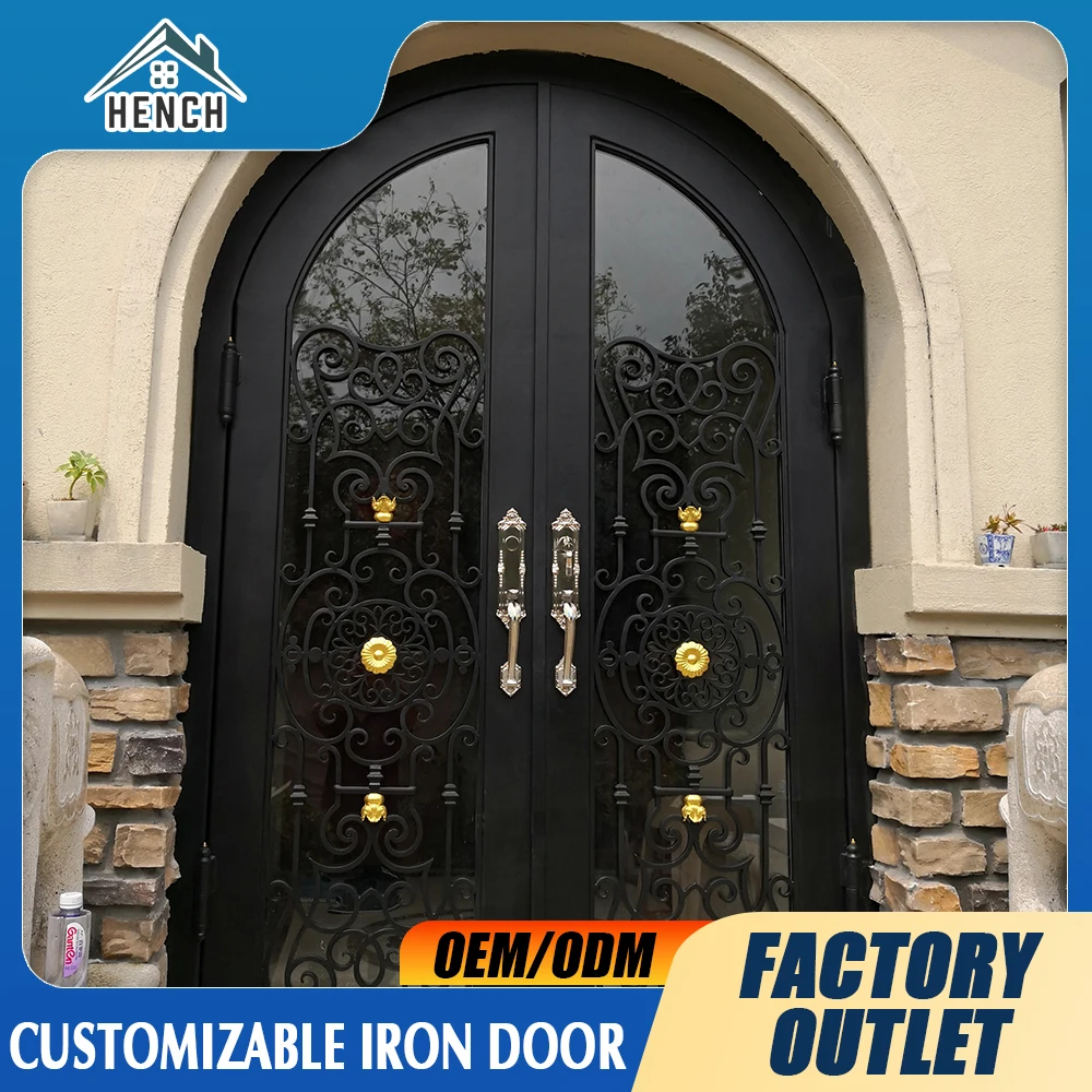 China Wrought Iron Door Design For Home
