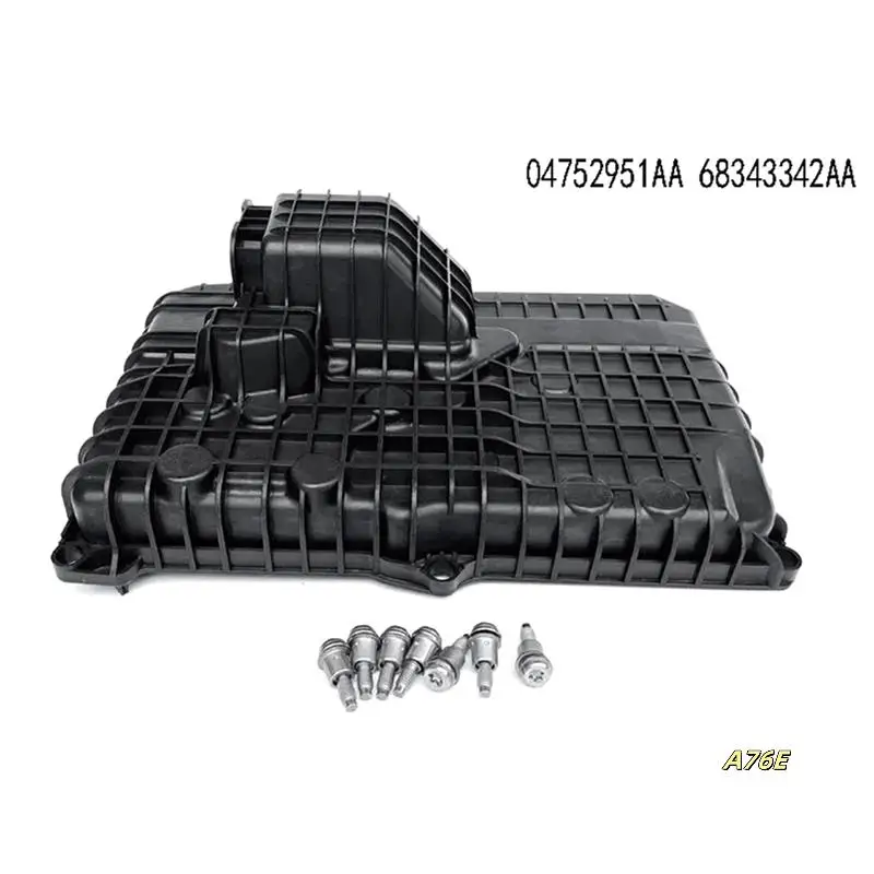 

2X 04752951AA Transmission Oil Pan For Jeep Cherokee 2014-2023 Chrysler Pacifica Fiat 500L 2017-2019 V6 3.6L 68343342AA