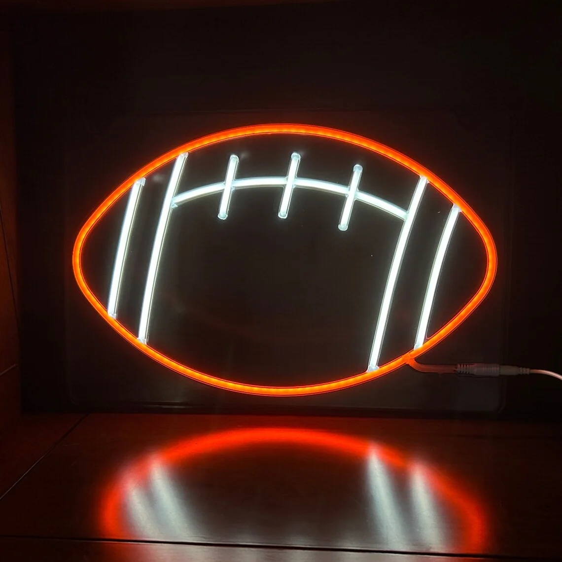 Football Neon Sign College Football Led Neon Lights For Home Decor Wall Decor Party Decor Room Decor