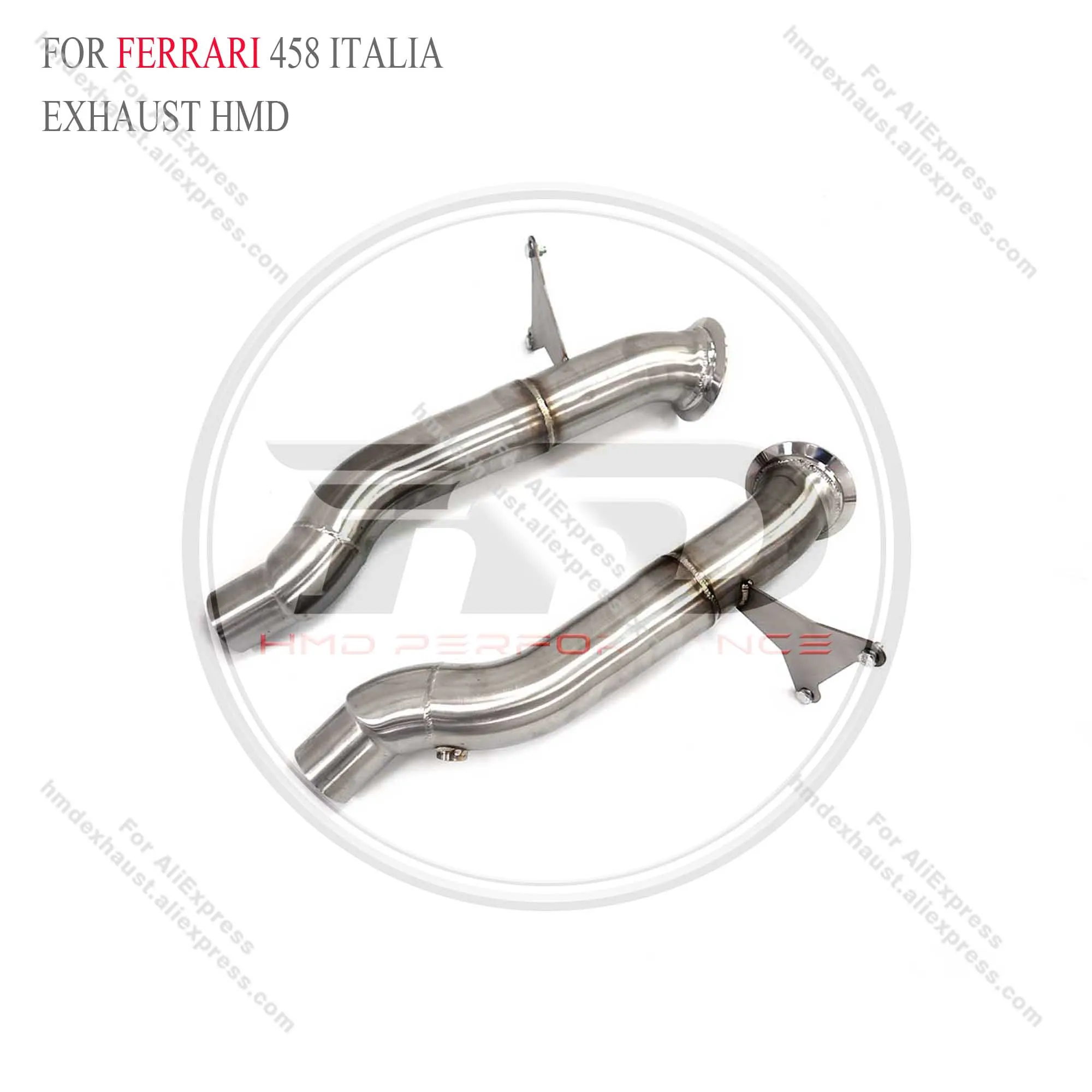 

HMD Exhaust System High Flow Performance Downpipe for Ferrari 458 Italia Without Heat Shield catless