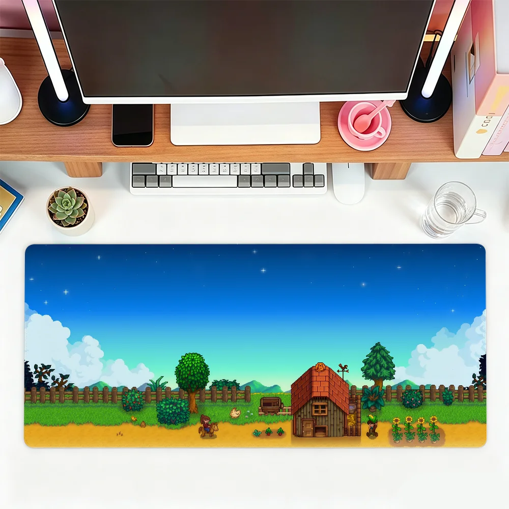 HD Printing Cool Stardew Valley Mouse Pad Table Mats Computer Mousepad Company Big Desk Mat XXL Large PC Gamer Mousepads
