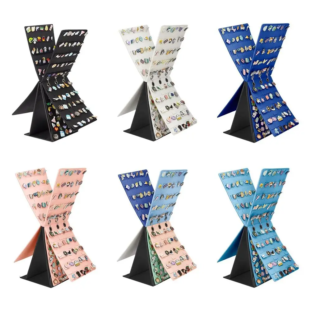 フェルト製ピンディスプレイスタンド、大容量フリップトップバッジディスプレイケース、オーナメント5ページ、シューチャームホルダー、ジュエリーオーガナイザー