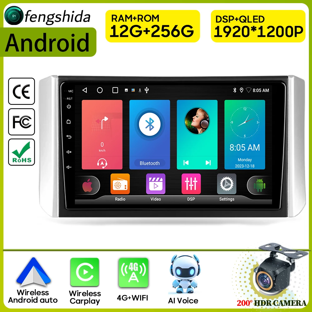 Car Radio Carplay For Mitsubishi Xpander 2017 - 2020 Navigation GPS Android Auto Stereo Multimedia Player Autoradio No 2din DVD