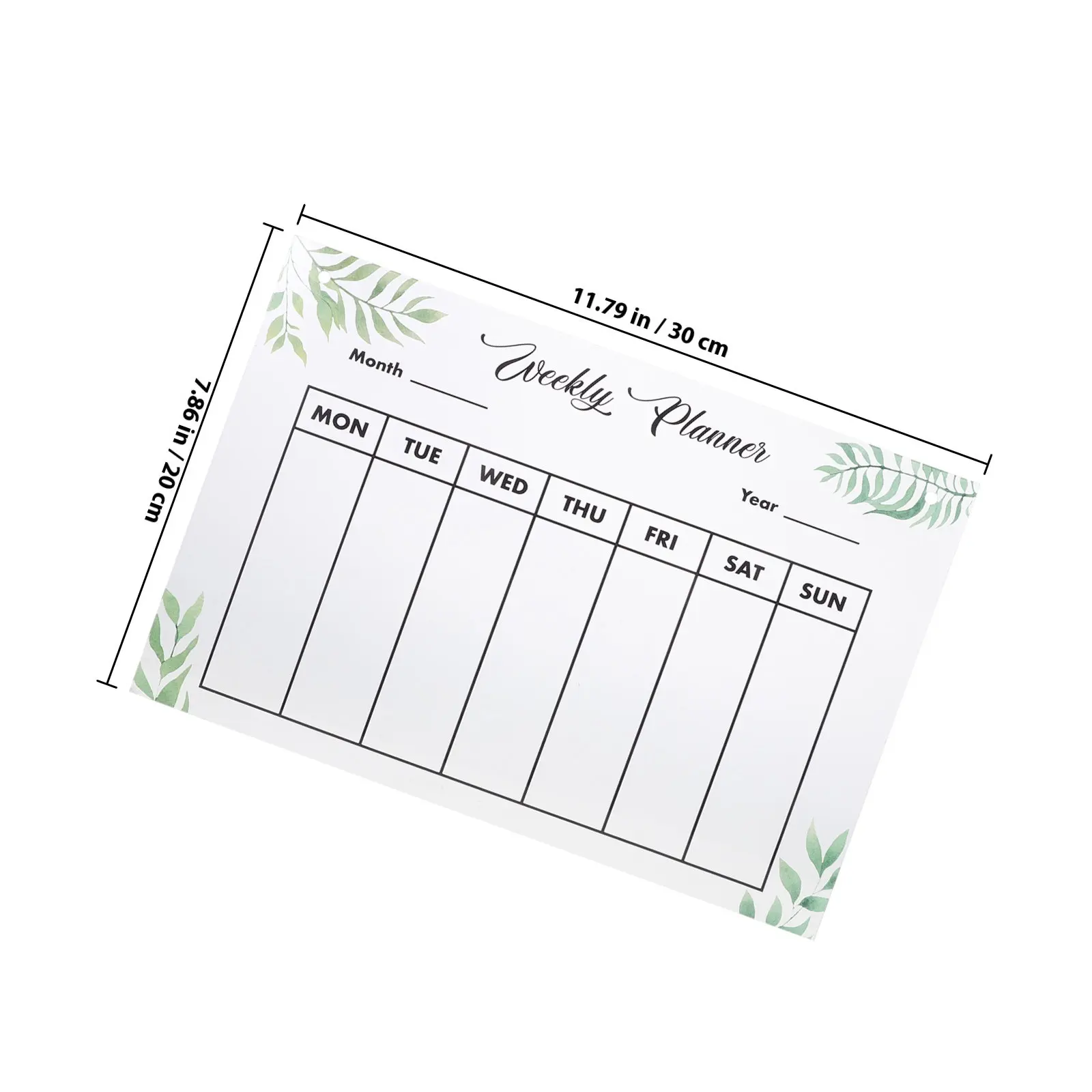 1Set Acrylic Memo Board Transparent Desktop Hanging Erasable Writing Office Message Board Erasable Acrylic Weekly Planner
