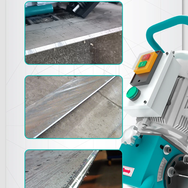 NRD-B2 Steel Plate Beveling Machine Handheld Electric Beveling Machine Oblique Chamfering Machine Carbon Steel Stainless Steel B