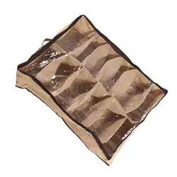 Creative Eco-friendly Nonwoven Transparent Shoe Cabinet Dust-proof Storage Bag Durable Shoes Clothes Hanger Home Storage Gadgets