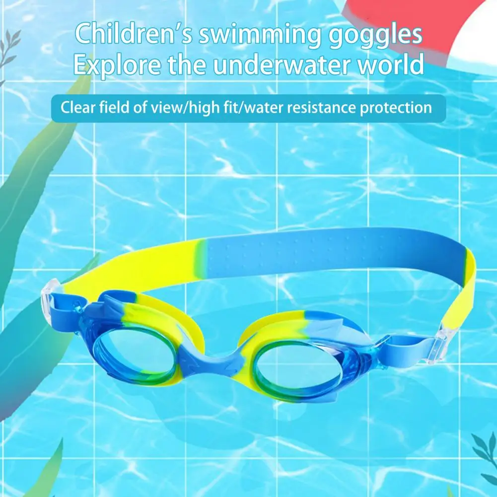 Kids Swim Goggles Youth Swim Goggles with Anti-fog Uv Protection Leak-proof Silicone Seal Lens for Boys Girls Diving for Kids