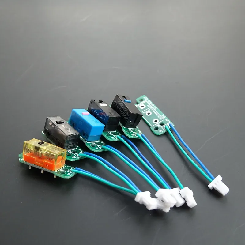 1 Set Left And Right Key Board Button PCB For Logitech G900 G903 Hero Free Welding Mouse Repair Accessories Silent Micro Switch