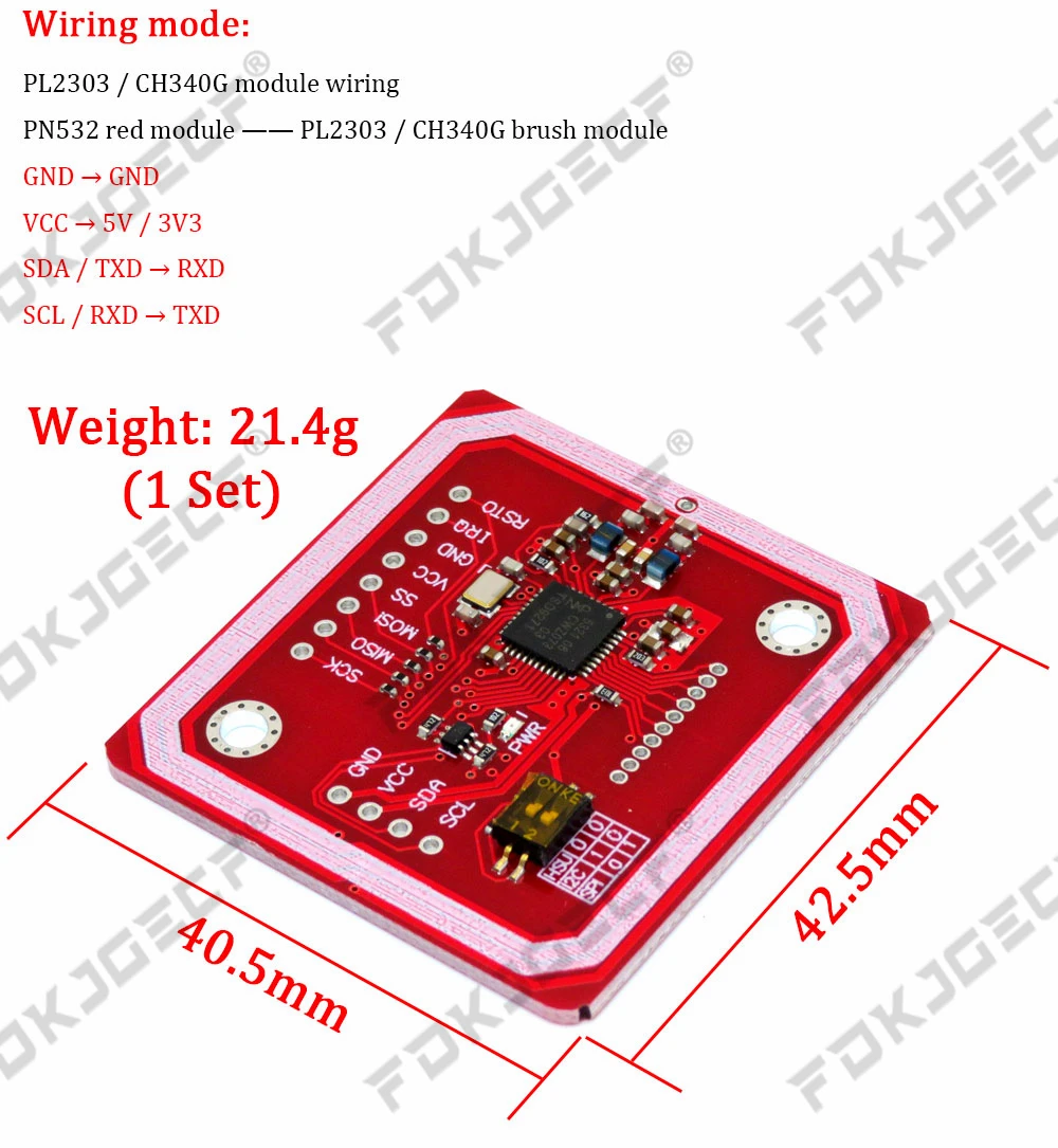 PN532 NFC RFID Wireless Modul V3 Benutzer Kits Reader Writer Modus IC S50 Karte PCB Attenna I2C IIC SPI HSU – Detail 2