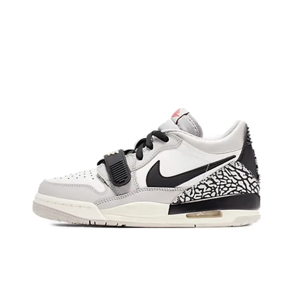 

Air Jordan Legacy 312 Low 'White Cement' GS Size For Women Retro Classic Casual Street Basketball Shoes CD9054-101