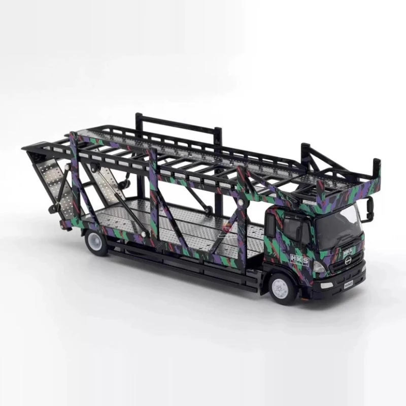 فريد UM1:64 هينو 500 هينو الإضاءة خليج النفط طبقة مزدوجة جسر سبيكة الناقل مقطورة نموذج #5