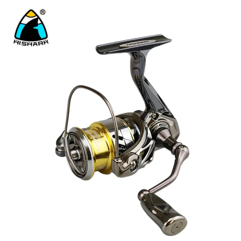 HISAHRK-Full Metal Gapless Fishing ReelSmall Golf, Long Casting, Shallow Line Cup, Spinning ReelFishing Gear