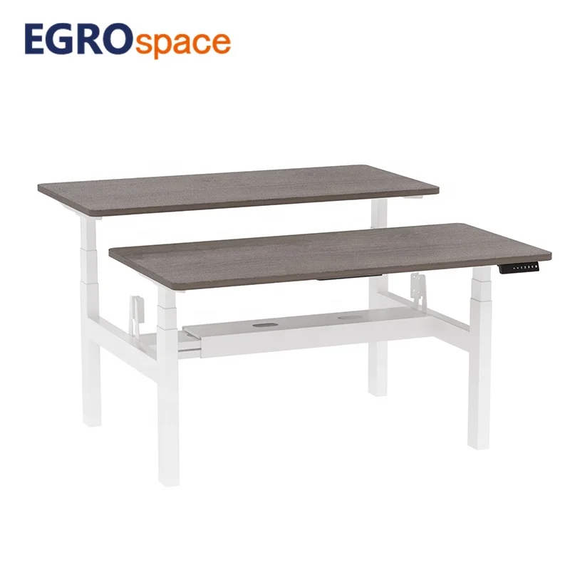 Supplier Face to Face Dual Motor Sit Stand Electric Standing Smart Adjustable Height Desk