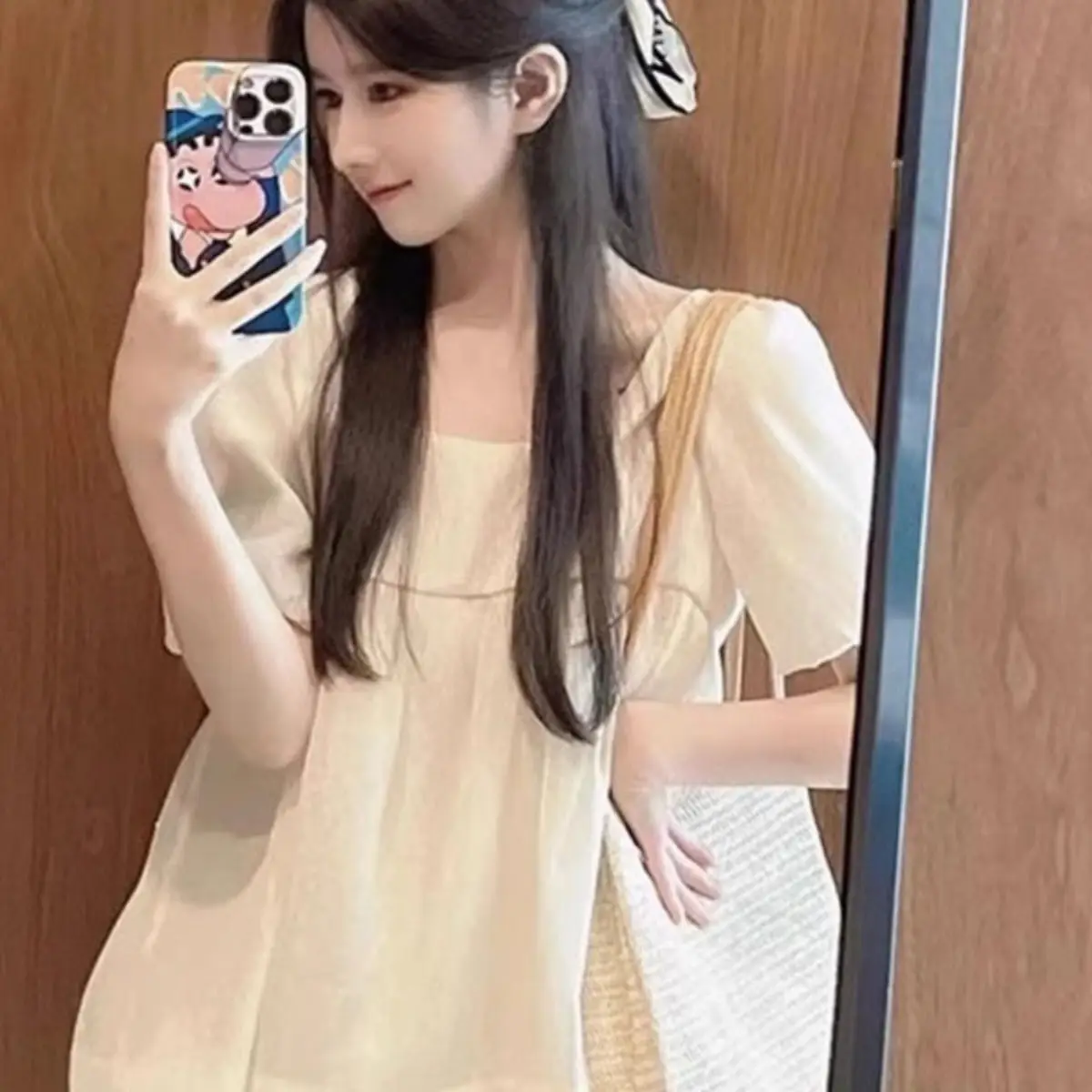 قمصان قصيرة الأكمام للسيدات إكسسوارات ديكور Ins فاكهة الليمون Roupas بيكيني غطاء الكفة بلانكاس موخيريس دمية قبعات فريدة من نوعها