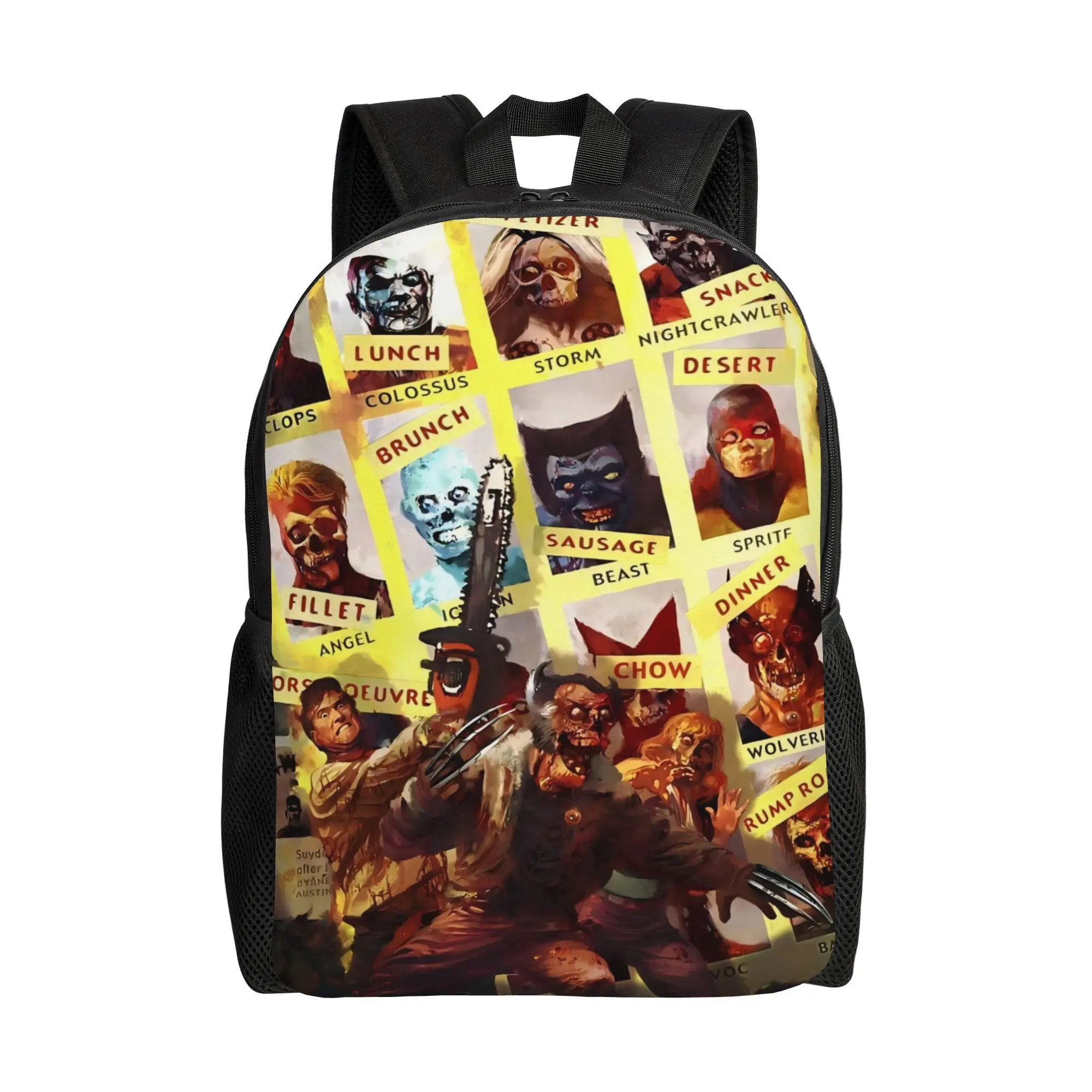 

Back to school season Classic X Men Zombie Menu Knapsack Marvel Male Lady Rucksack Backpack