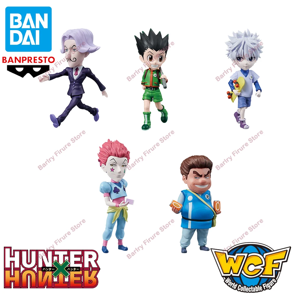 

BANPRESTO HUNTER HUNTER Anime Killua Zoldyck Gon Freecss Hisoka Examination WCF Original Anime Figure Action Figures Collection