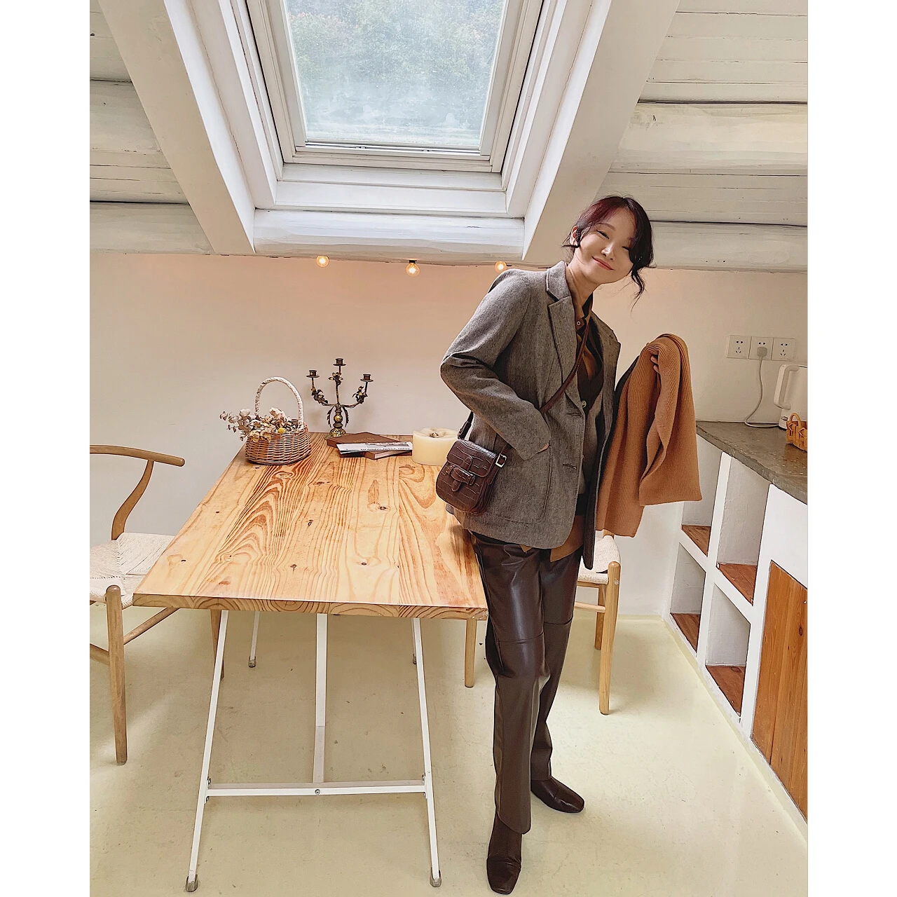 2022 Women Tailored Tweed Wool And Mixtures Coat Jacket Female Oem Autumn Winter Overcoat Trench Blazer New Woman Korean Fashion