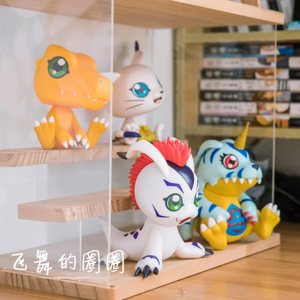 Anime Digimon Adventure Agumon Tailmon Gomamon Gabumon Tunomon Action Figure Cute Collection Pvc Model Statue Doll Toys Gift