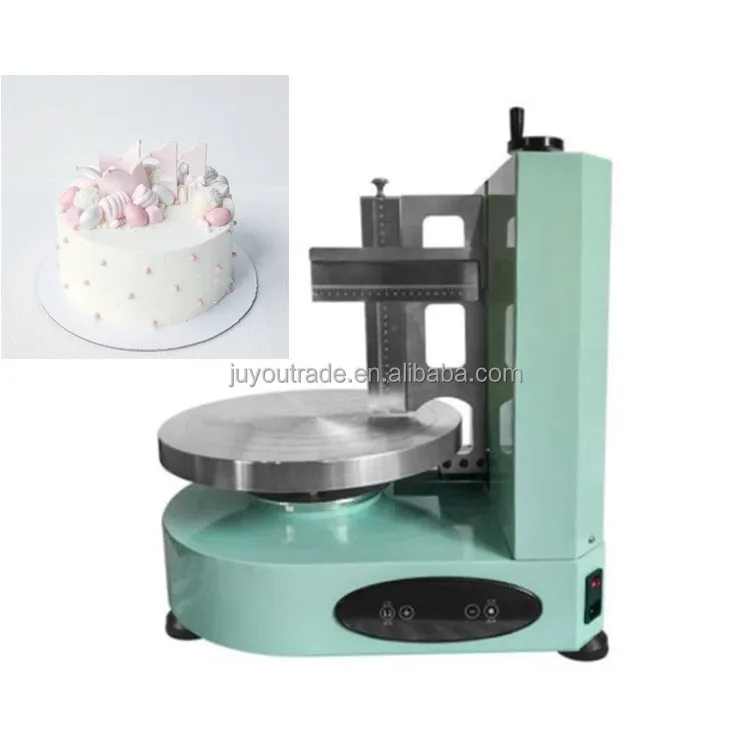 Automatic Round Cake Cream Coating Filling Machine Cake Icing Decorating Machine