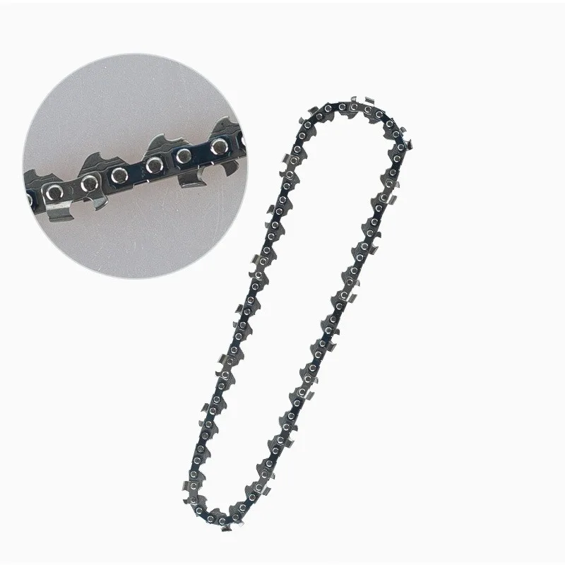 Versatile 6/8/12/14/16 Inch Metal Chainsaw Chains, Electric Saw and Wood Cutting Equipment Spare Parts