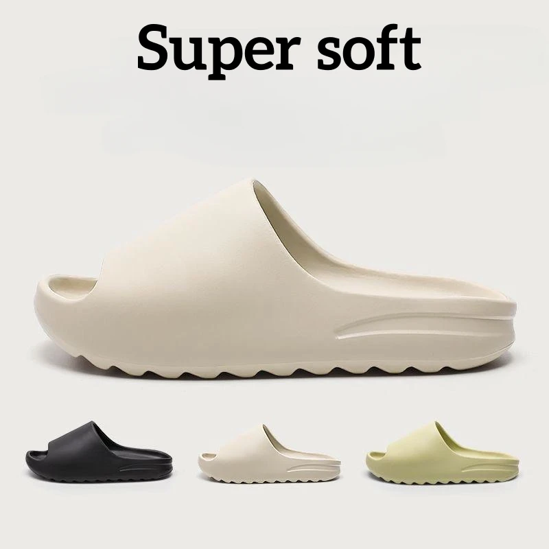 Couple Super Soft EVA Sole Summer Slippers for Men Women Bathroom Slippers Home Slides Beach Sandals Non Slip Male Slippers