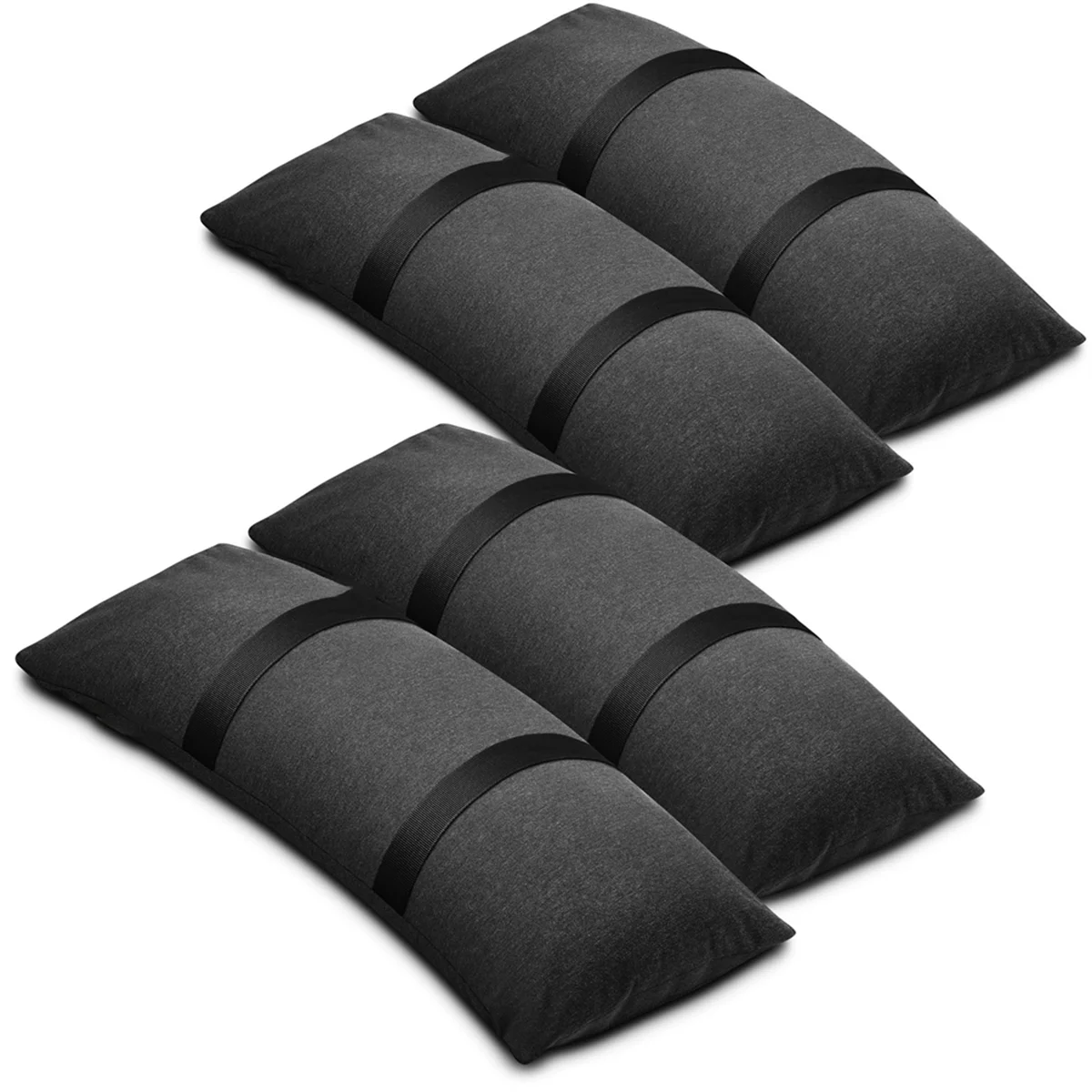 

A04I Umbrella Base Weights Outdoor Fillable Sandbags Weatherproof Patio Furniture Weights for Umbrella Stand for Garden 4Pcs