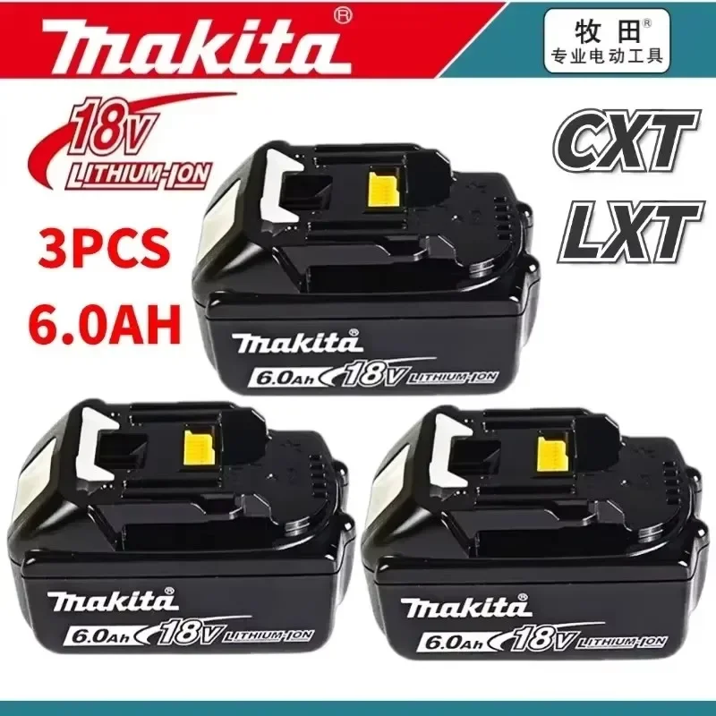 Makita 18V Wiederaufladbare Elektrowerkzeug-Batterie 18V Makita mit LED Li-Ionen Ersatzakku LXT BL1860B BL1860 BL1850 LXT-400