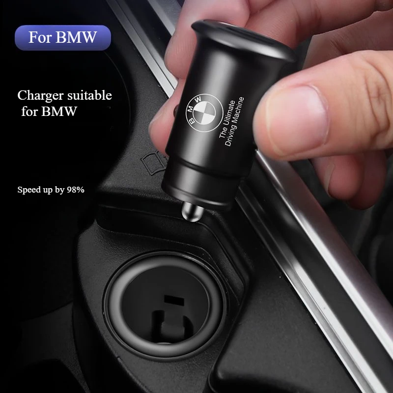 

USB Car Charger for BMW 3/5 Series X1 X3 X4 X5 X6 Cigarette Lighter Adapter Mobile Device Charging Modification Accessory